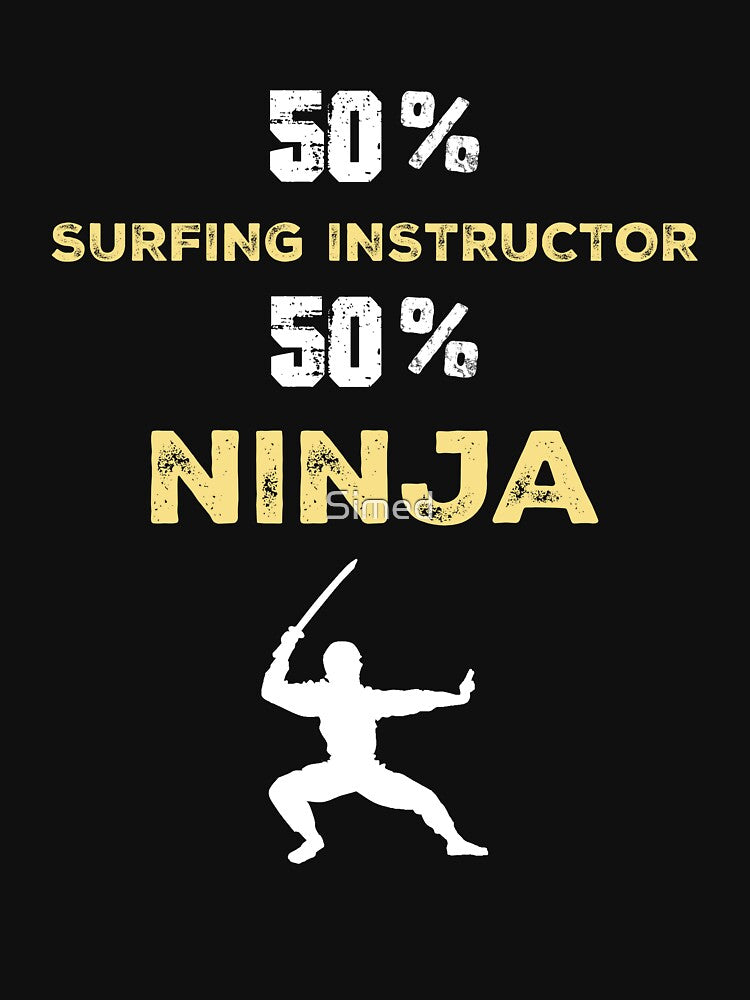 SURFING INSTRUCTOR Ninja Cool Gift by Just Be Different Unisex , , , Long Sleeve Tee