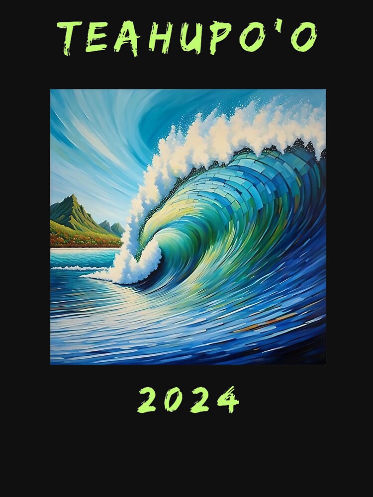 Teahupo'o Olympics 2024 by JackFreestone Unisex , , , Long Sleeve Tee