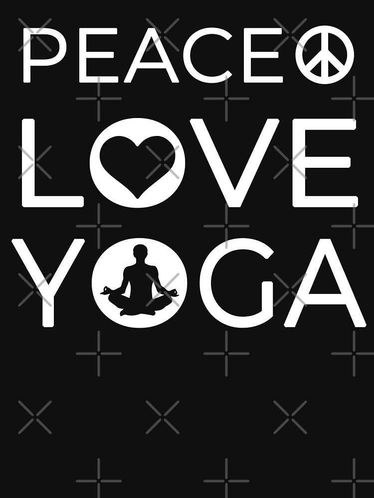 Peace Love Yoga by teeperfect