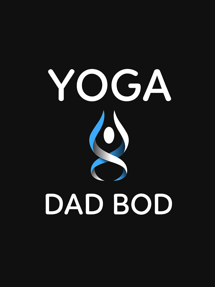 Yoga Dad Bod by RiseandShineTee Unisex , , , Long Sleeve Tee