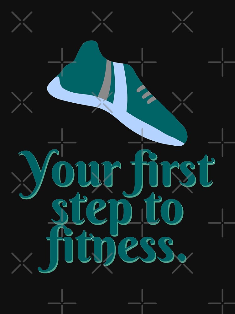 Fitness- Your first step to fitness by PurpleWay Unisex , , , Long Sleeve Tee