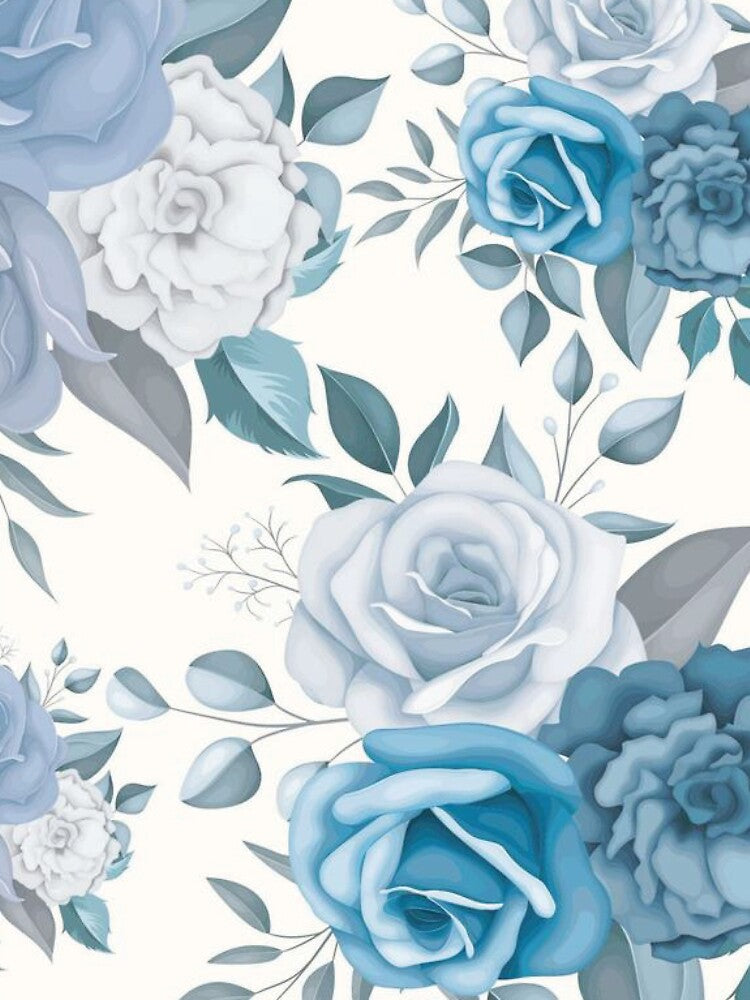 blue flower by zaher97 Unisex , , , Long Sleeve Tee