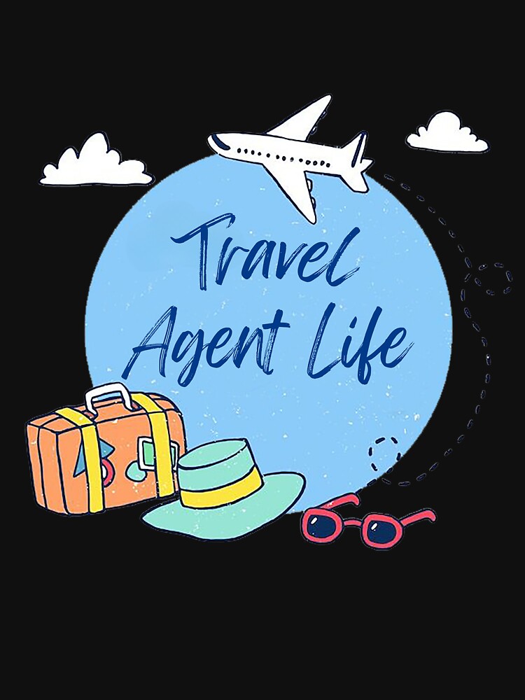 Travel Agent life - Tourist mobile trip companies my agent camping by ayoolite Unisex , , , Long Sleeve Tee
