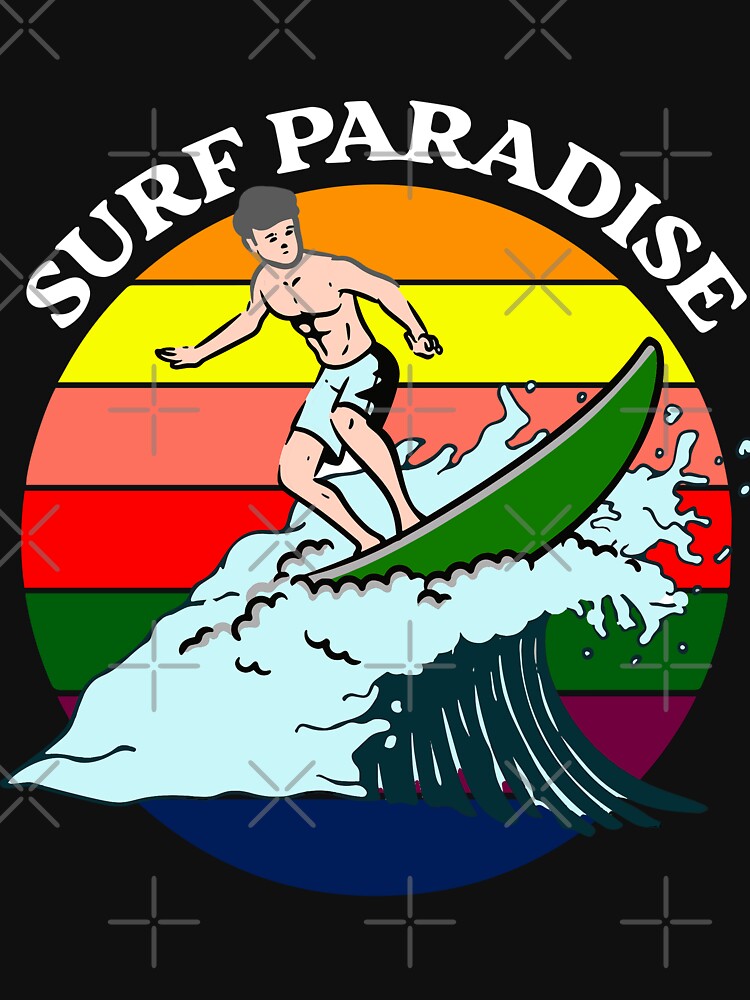 Surfing Paradise by Right-Fit27 Unisex , , , Long Sleeve Tee