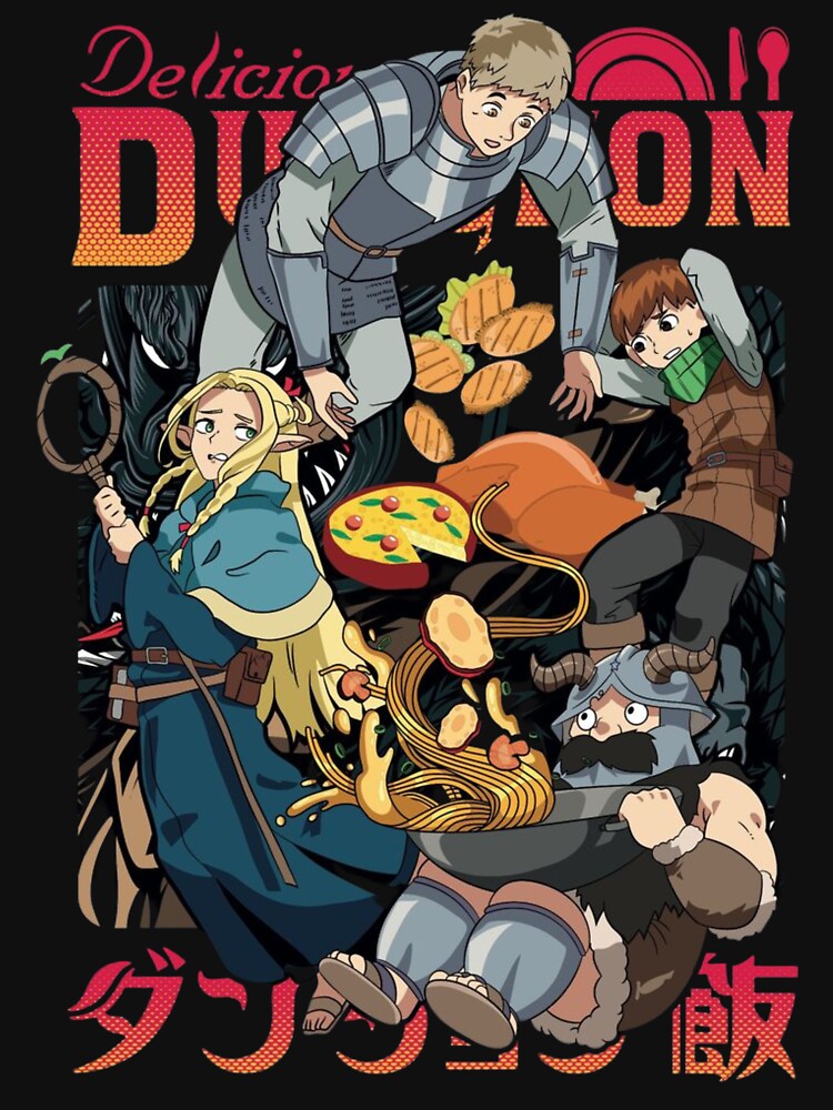 delicious in dungeon by Dikkumbura Unisex , , , Long Sleeve Tee