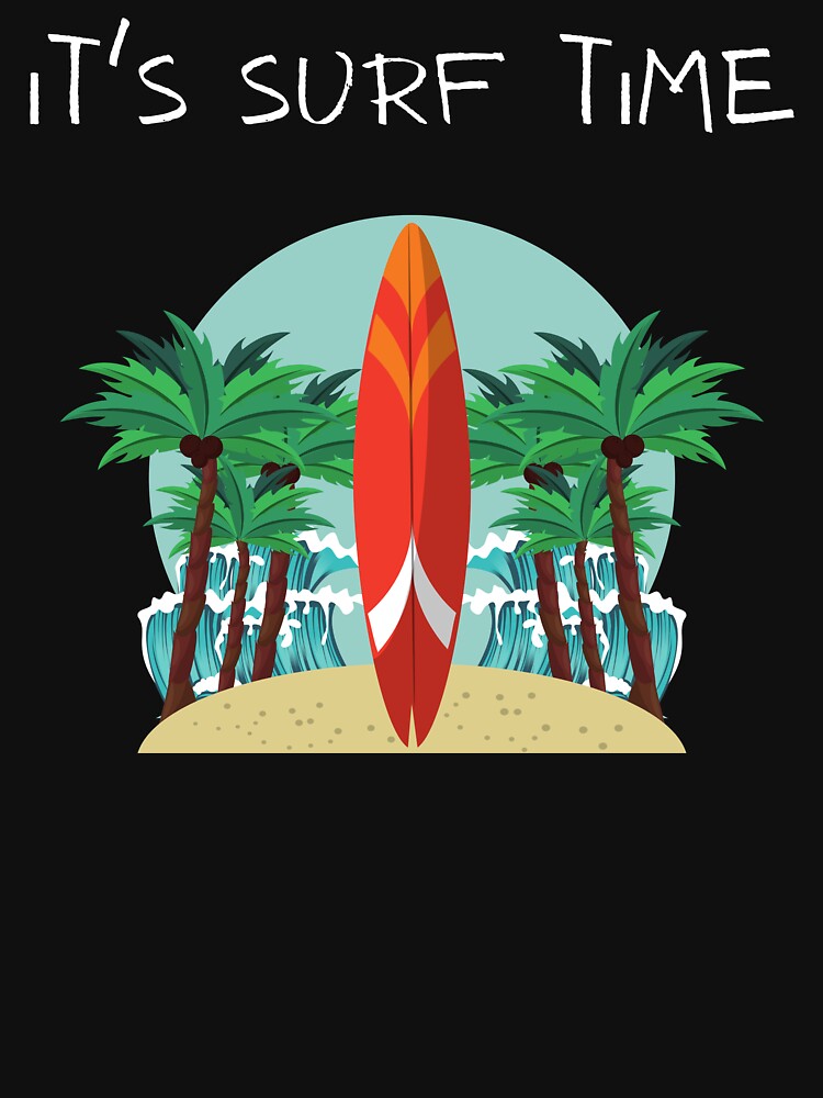 IT'S SURF TIME by MJ96-PRO Unisex , , , Long Sleeve Tee