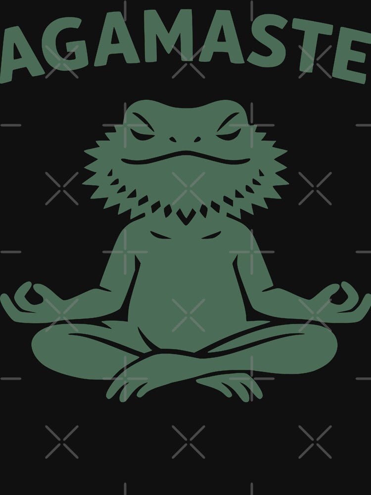 Namaste, Agama: The Yoga Lizard by AlyxoGer✅ Unisex , , , Long Sleeve Tee