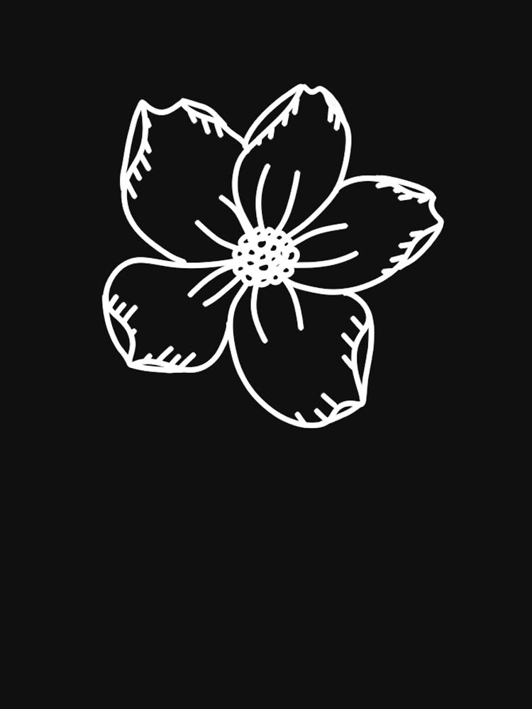 Flower Flower White by AOCreativeProd Unisex , , , Long Sleeve Tee