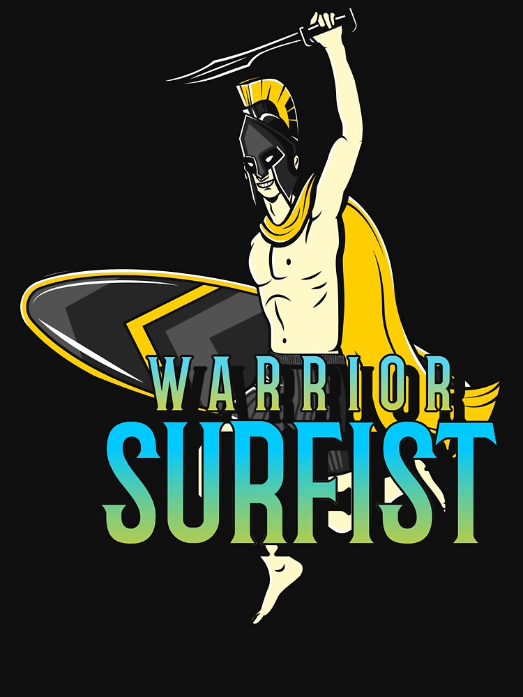 THE WARRIOR SURFIST by MJ96-PRO Unisex , , , Long Sleeve Tee