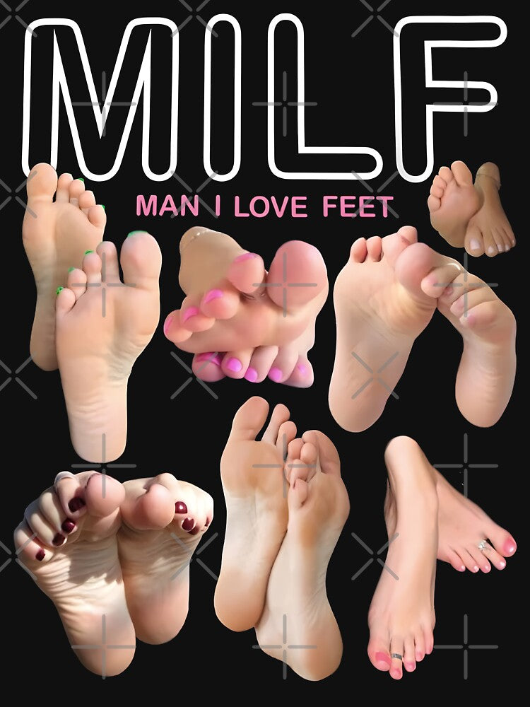 MILF Man I Love Feet by fusedtees Unisex , , , Long Sleeve Tee