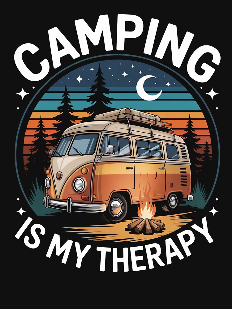 Camping Is My Therapy Summer Vacation Family Matching by Patricsselin