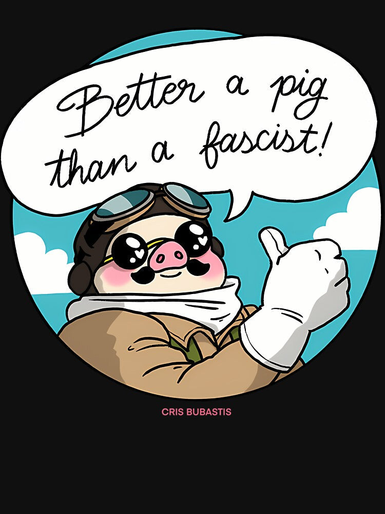 Better A Pig Than A Fascist by LawandaDa57 Unisex , , , Long Sleeve Tee