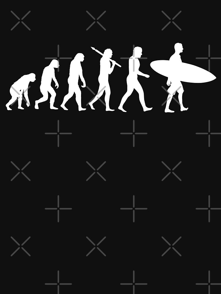 Surfer Evolution by trendingatees Unisex , , , Long Sleeve Tee