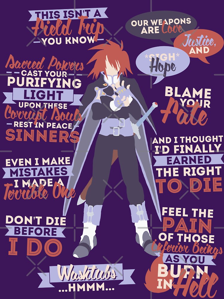 Kratos Aurion Quotes by ZeroKara Unisex , , , Long Sleeve Tee