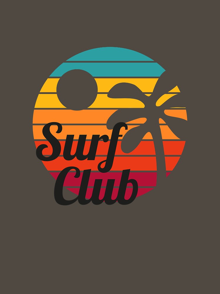 Surf Club – Retro Beach Vibes for Surfers and Ocean Lovers by favoritebubble