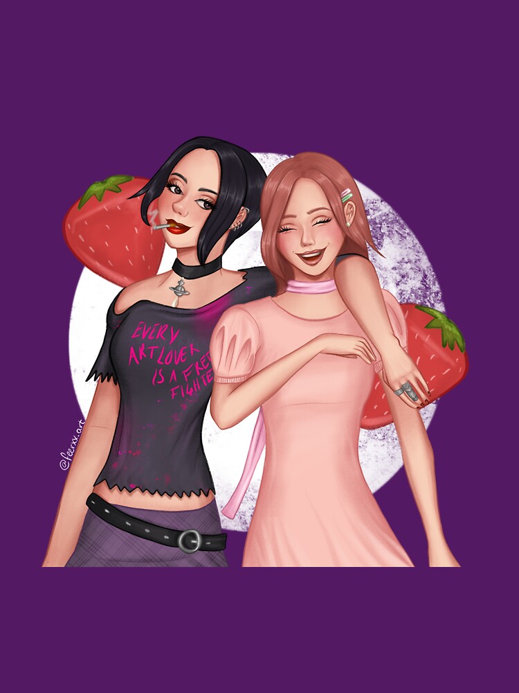 Nana x Hachi by shebrewsart Unisex , , , Long Sleeve Tee