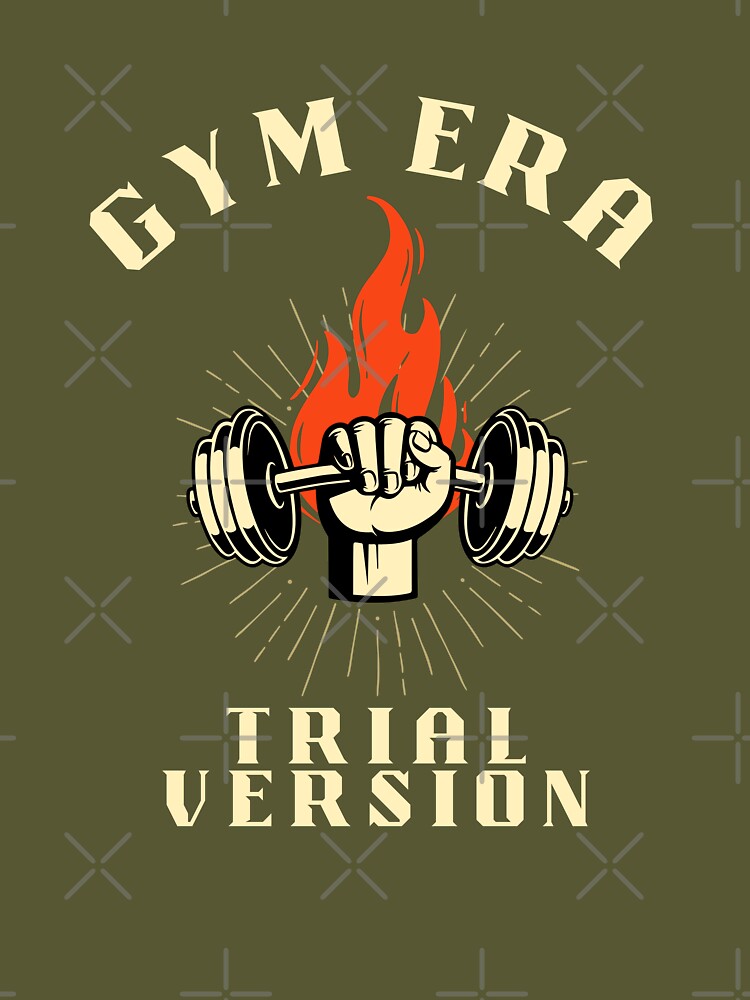 Gym Era (Trial Version) – Funny Beginner Fitness by The Firestarter Store Unisex , , , Long Sleeve Tee