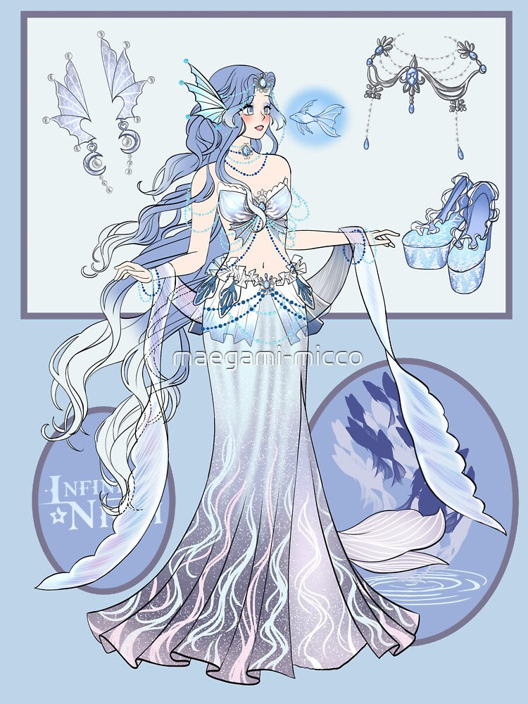 Nikki Snowy Ballad Outfit by maegami-micco Unisex , , , Long Sleeve Tee