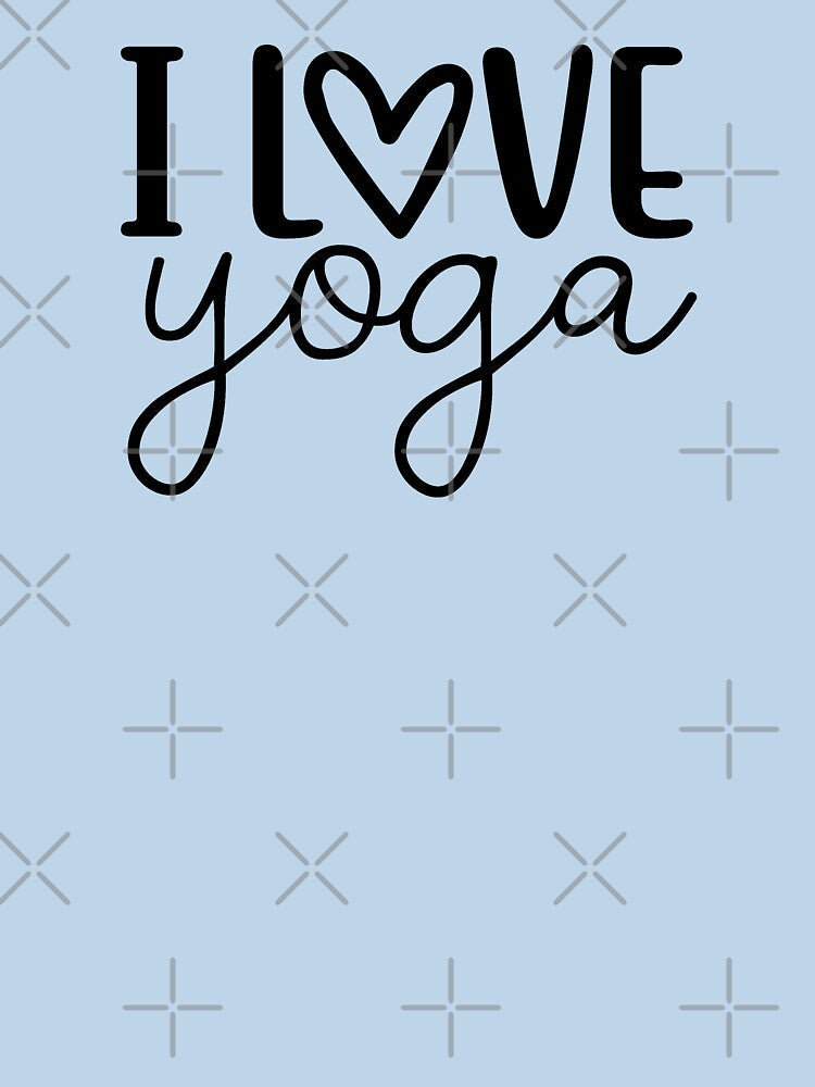 Yoga Quote I Love Yoga Motivational Saying by SoccaTamam Unisex , , , Long Sleeve Tee