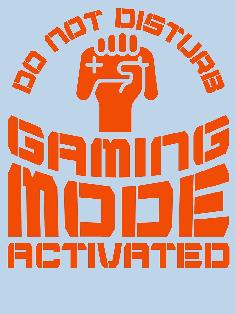 Do Not Disturb Gaming Mode Activated - Retro Controller Power Design by Abaseen Unisex , , , Long Sleeve Tee