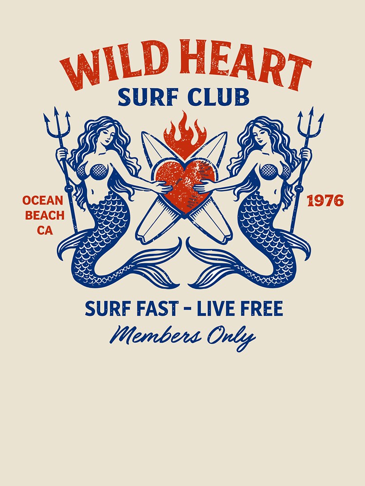 Wild Heart Surf Club by Matinez Pink