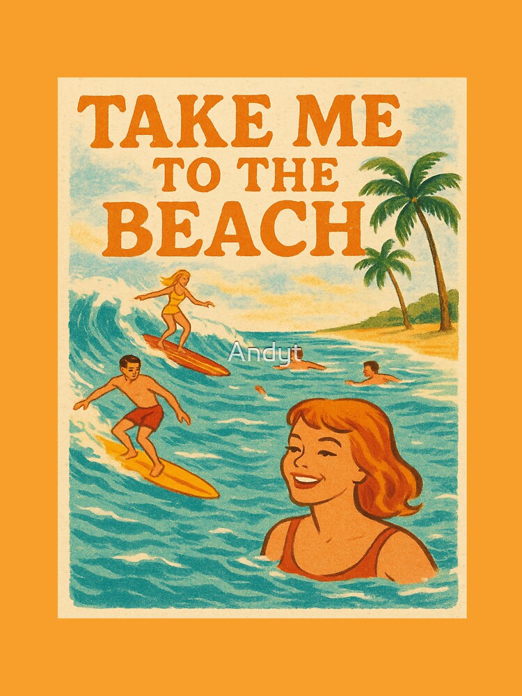 Take me to the beach by Andyt Unisex , , , Long Sleeve Tee