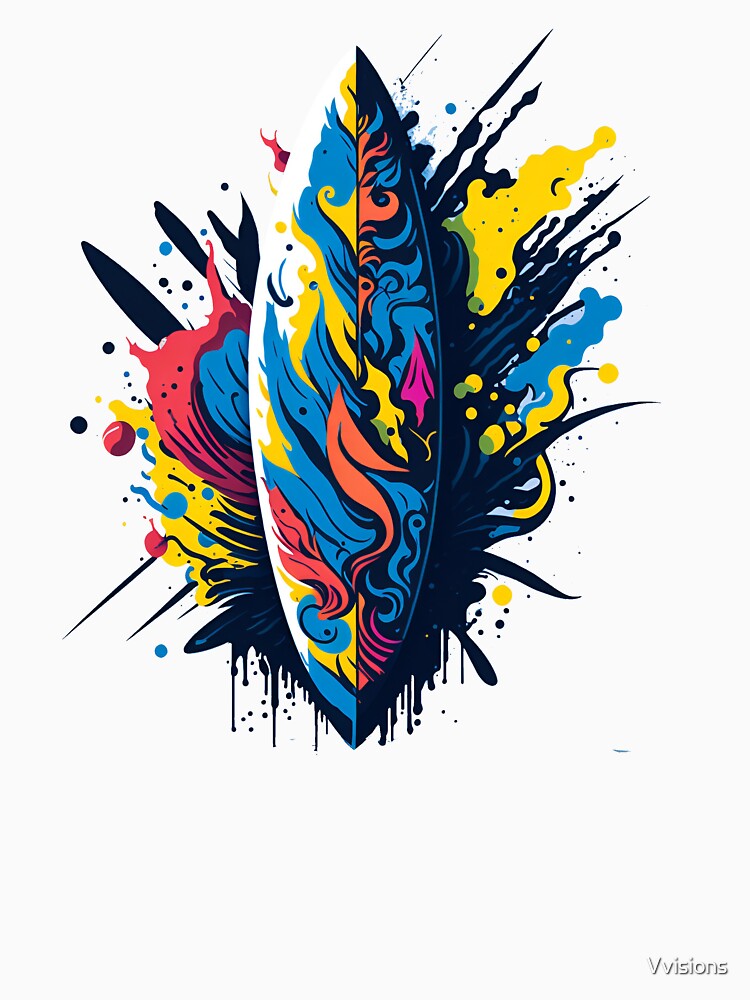 the surfer by Vvisions Unisex , , , Long Sleeve Tee