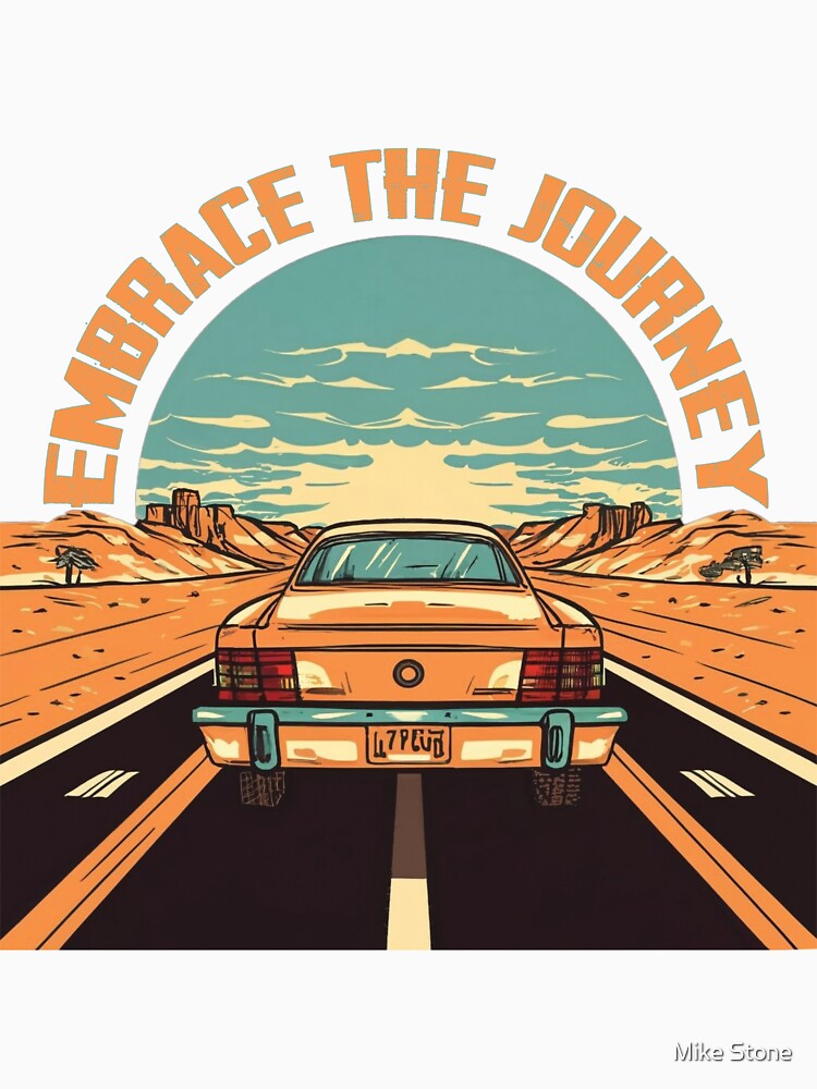 Embrace the journey by Random Designs Unisex , , , Long Sleeve Tee