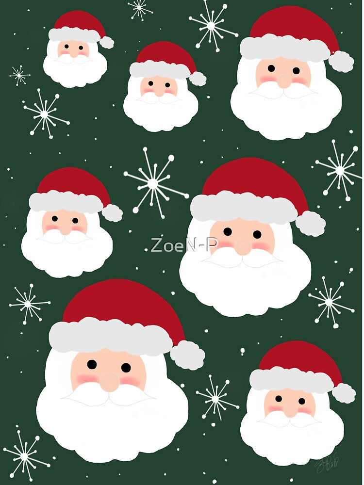Santa & Snowflakes by ZoeN-P