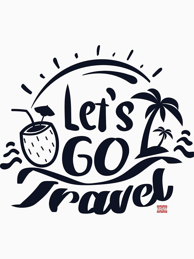 let's go travel quote by BaconLines Unisex , , , Long Sleeve Tee