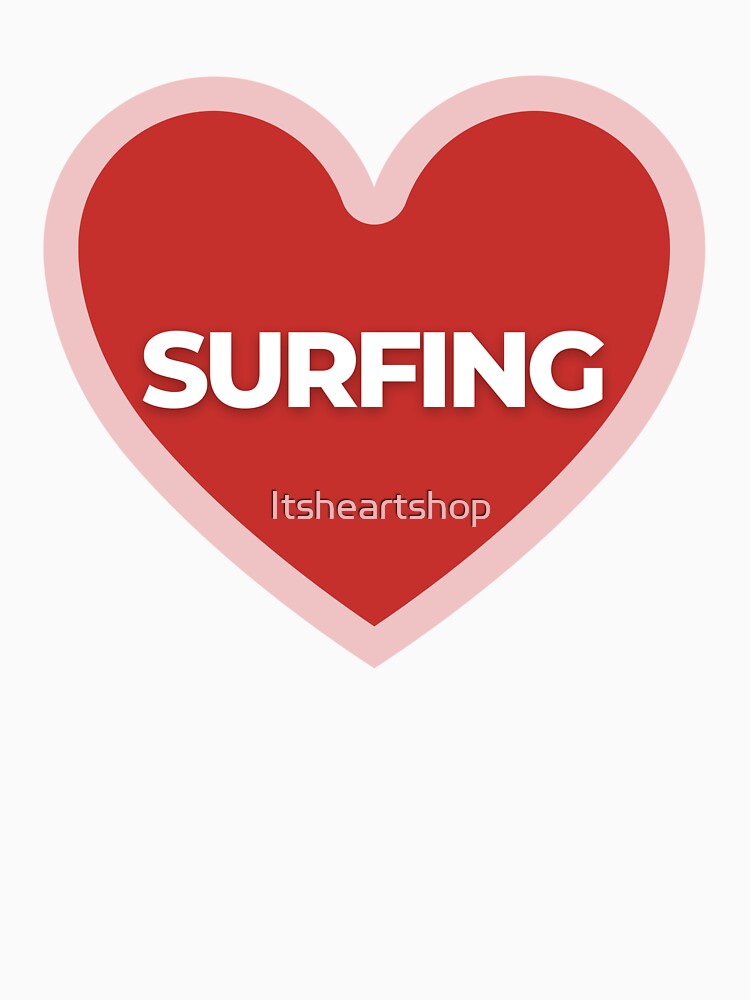 I Heart Surfing by Itsheartshop Unisex , , , Long Sleeve Tee