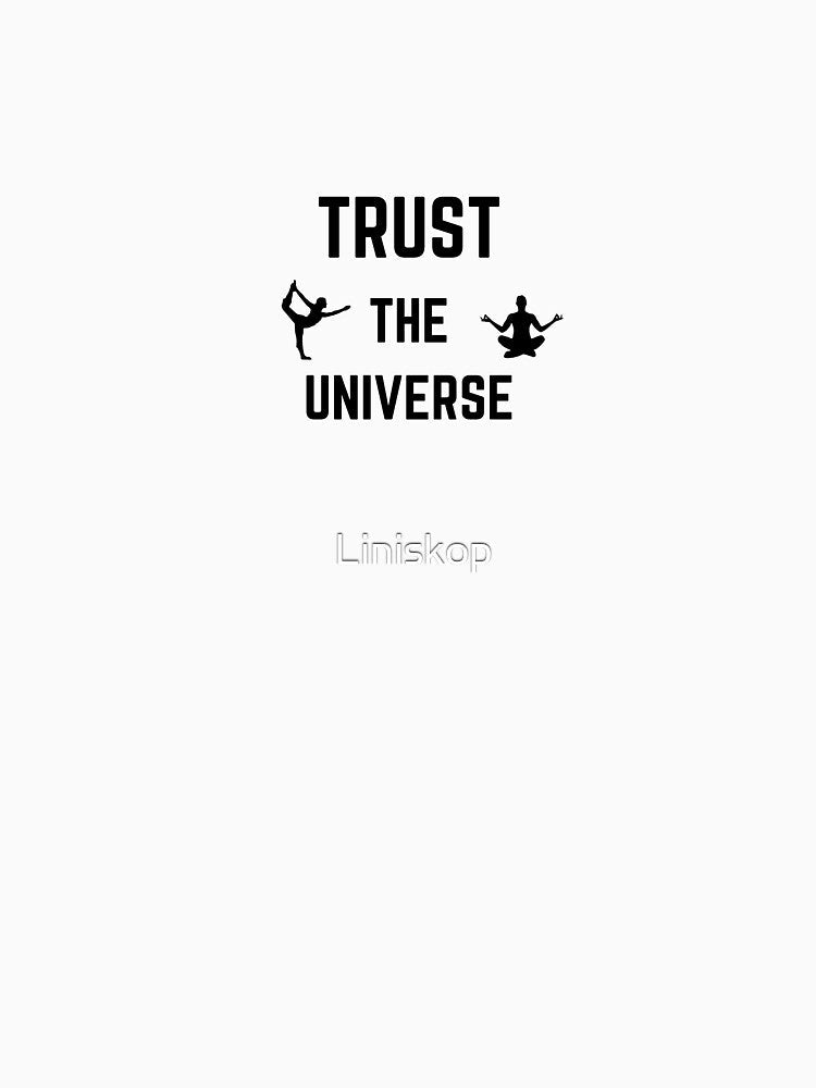 Trust the Universe - Yoga Design by Liniskop Unisex , , , Long Sleeve Tee