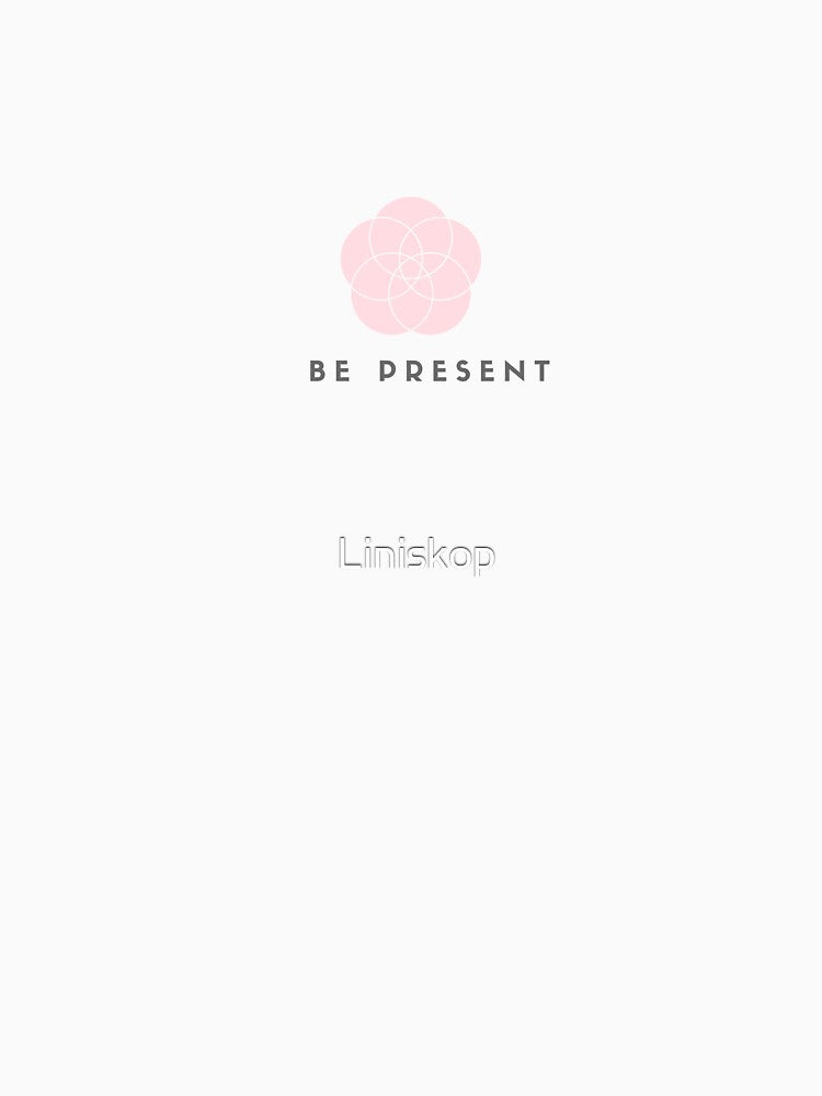 Be Present - Yoga Design by Liniskop Unisex , , , Long Sleeve Tee