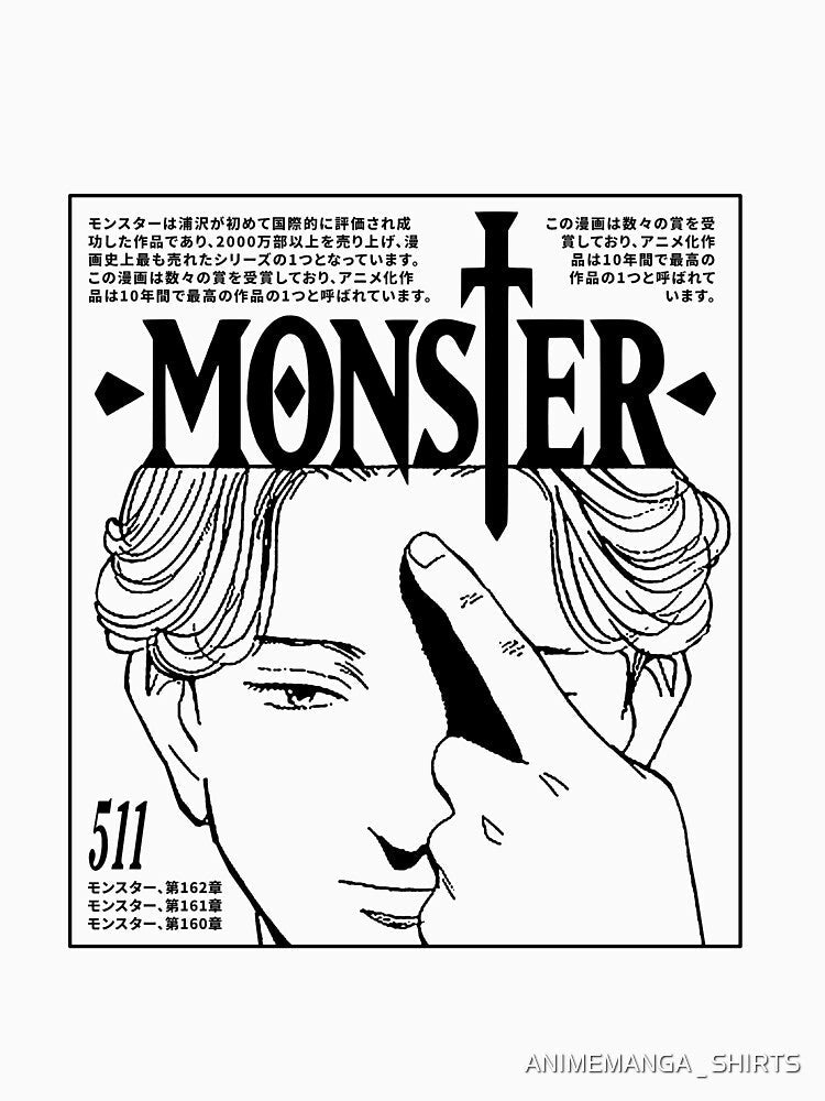 Johan - Monster by ANIMEMANGA _ SHIRTS Unisex , , , Long Sleeve Tee