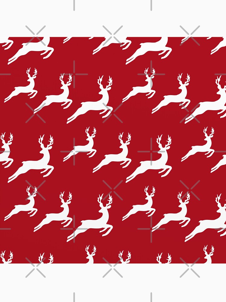 Cute Stylish Christmas Reindeer Holiday Pattern by JustincredibleT