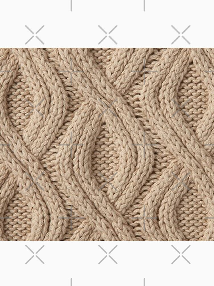 beige sweater pattern by nataliabrito