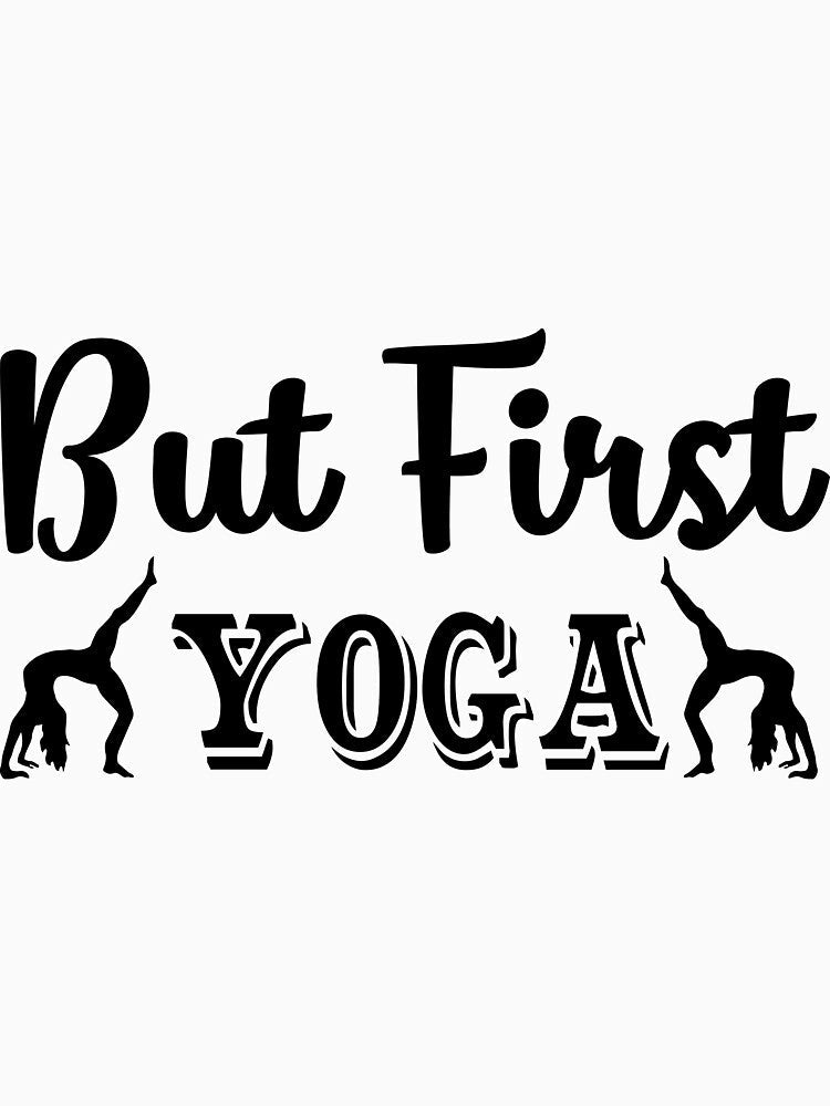 Yoga first, yoga fun, yoga design by Aetheriaworld Unisex , , , Long Sleeve Tee