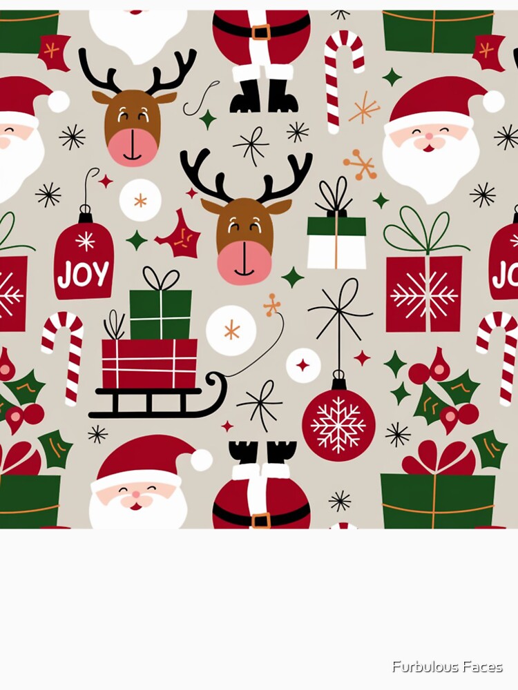 Christmas Wonderland Pattern by Furbulous Faces