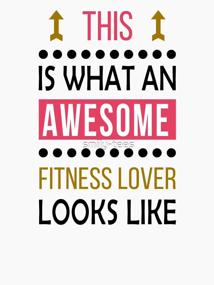Fitness Lover Awesome Looks Birthday Christmas Funny by smily-tees Unisex , , , Long Sleeve Tee