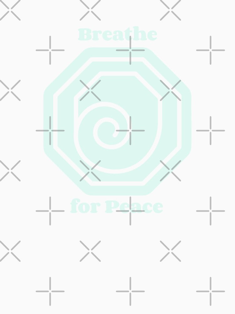 Breathe for Peace Yoga Hexagonal Spiral by B-Smith-Apparel