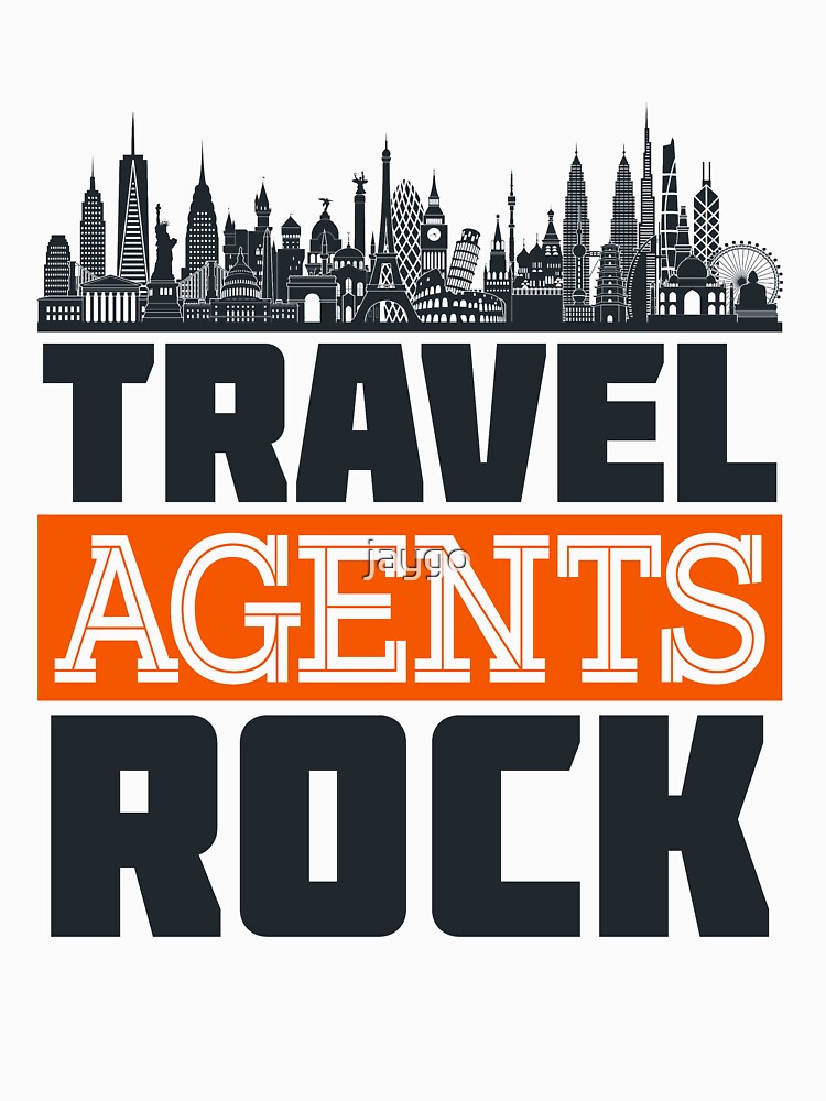 Travel Agents Rock by jaygo Unisex , , , Long Sleeve Tee