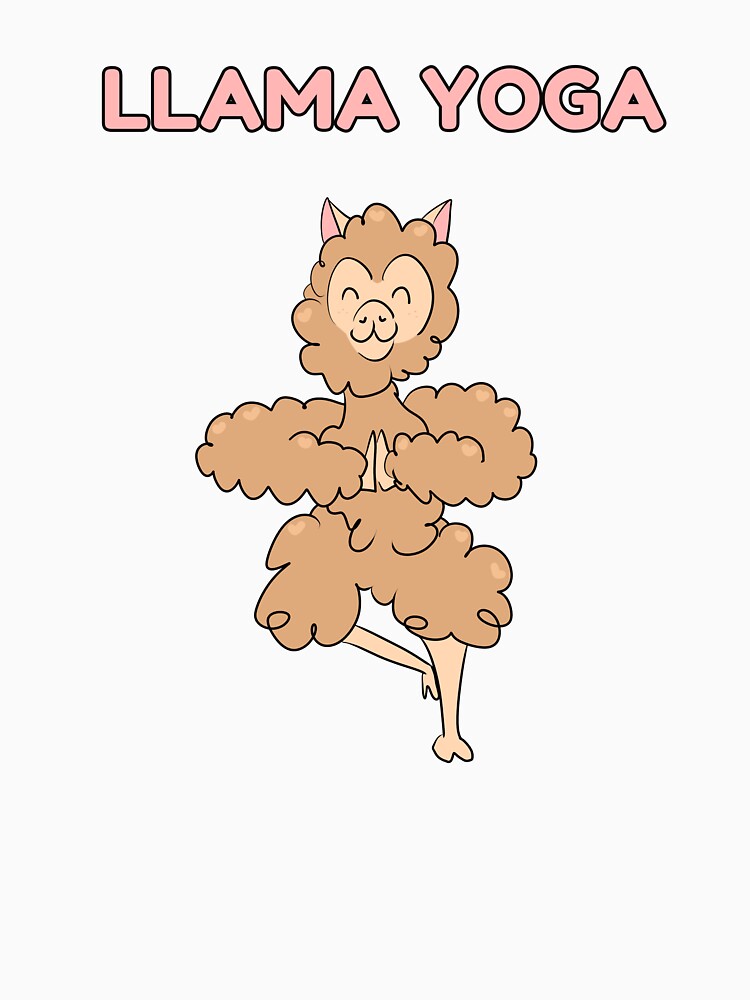Llama Yoga by HugSomeNettles Unisex , , , Long Sleeve Tee