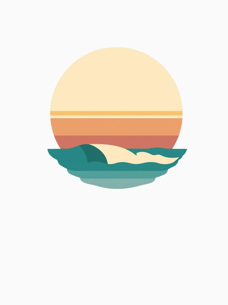 Mid Century Surf by garts Unisex , , , Long Sleeve Tee