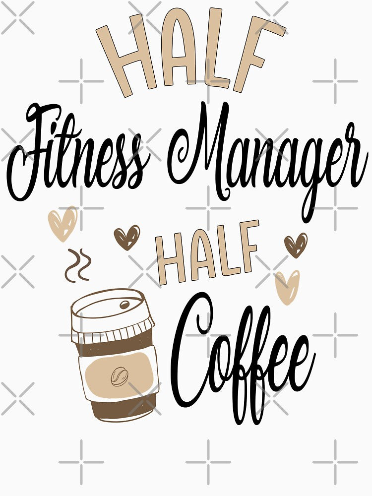Funny Fitness Manager Coffee Awesome And Cool by LifeGoods103 Unisex , , , Long Sleeve Tee