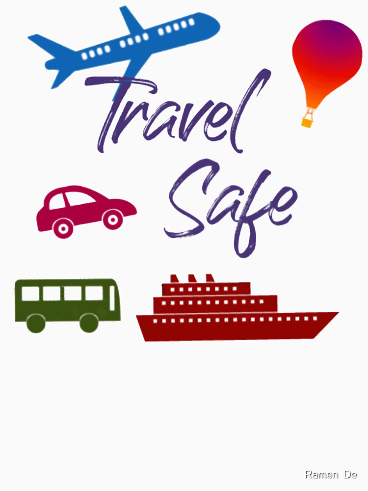 Safe Travel by Ramen De Unisex , , , Long Sleeve Tee
