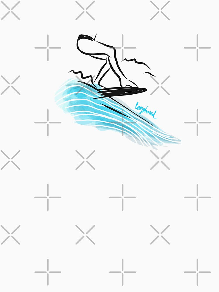 Surfing Longboard SURF tricks by Tropical Blood Unisex , , , Long Sleeve Tee