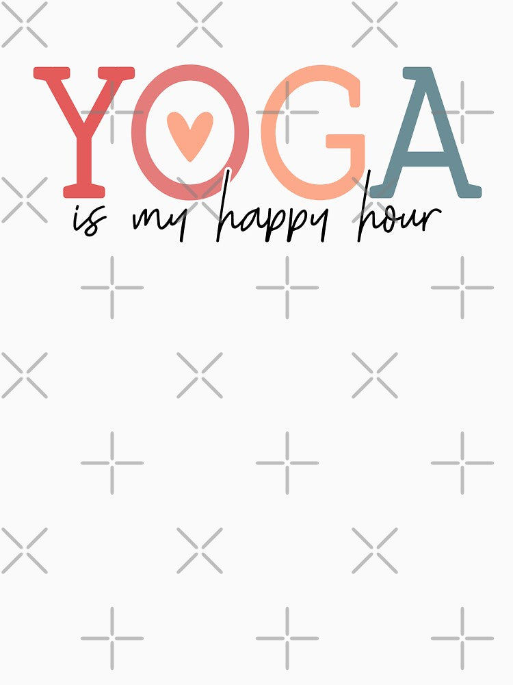 Yoga is my happy hour by Blissvortexshop Unisex , , , Long Sleeve Tee