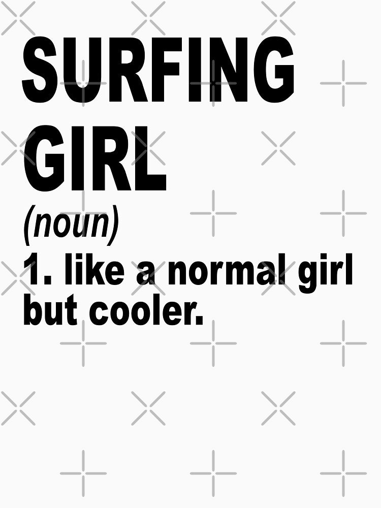 surfing Sister,surfing girl like a normal girl but cooler by Dogs Geeky⭐⭐⭐⭐⭐ Unisex , , , Long Sleeve Tee