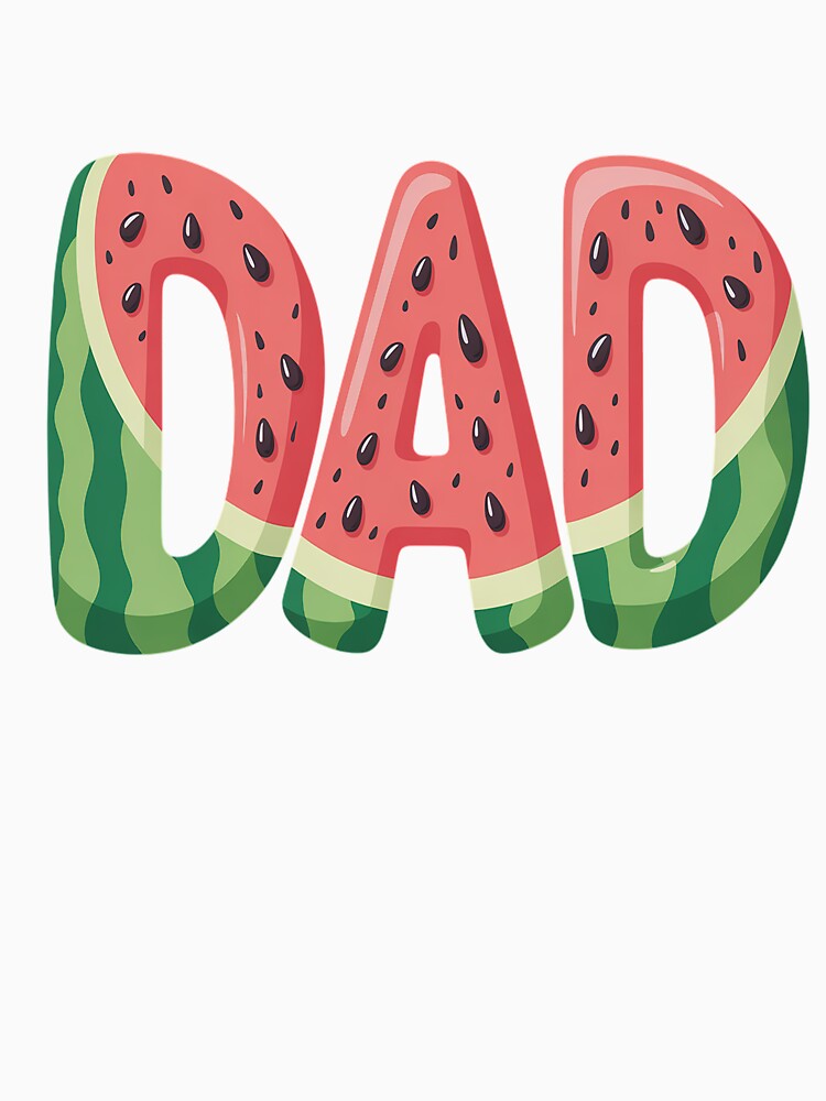 Dad Watermelon Summer Fruit Family Matching Birthday by grounabslaninal