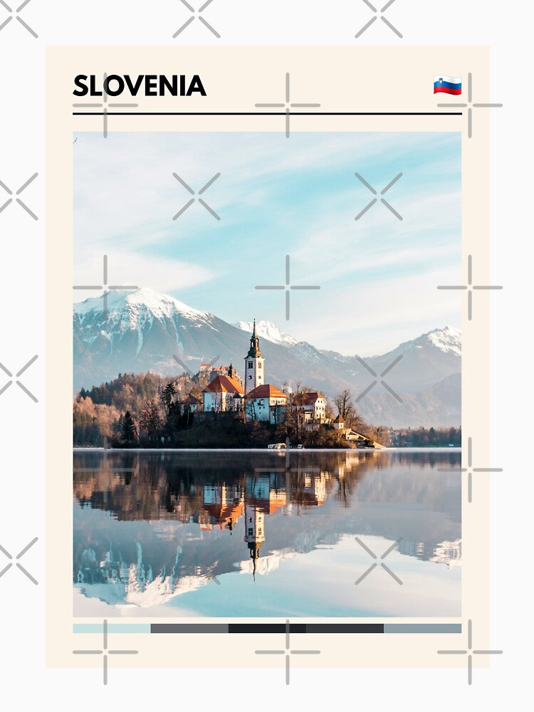 Visit Slovenia (Travel The World) by RabbitK Unisex , , , Long Sleeve Tee